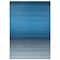 World Rug Gallery Contemporary Stripe Shade Reversible Recycled Plastic 3' X 5' Blue Outdoor Rug 6074BLUE3X5 - alternate 2